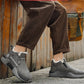 Férfi meleg PU bőr alkalmi sneakers