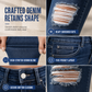 Női magas derekú szakadt skinny farmernadrág koptatott sztreccs denim nadrág