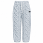 ✨👖Női alkalmi meleg flanel béléssel ellátott otthonka nadrág