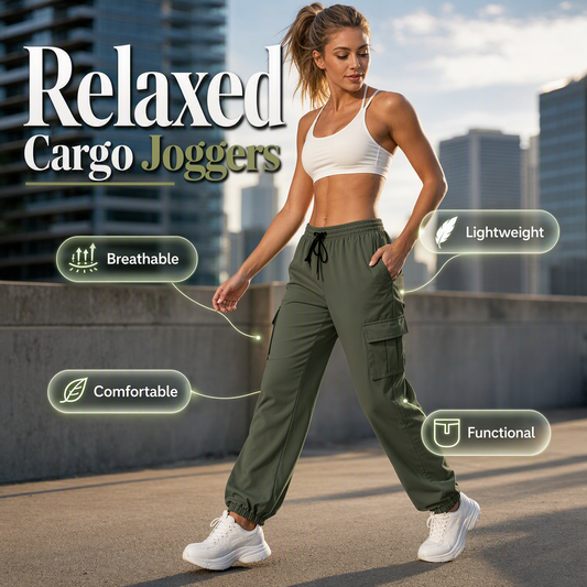Női Relaxált Cargo Jogger✨