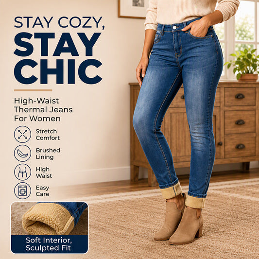 👖Laza & Sokoldalú, Mindennapi Kényelem✨ Női Laza, Rugalmas Magas Derékú Farmer – Sokoldalú Dizájn & Rugalmas Anyag ✨