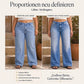 👖Kényelmes, laza szabású, bő szárú farmer